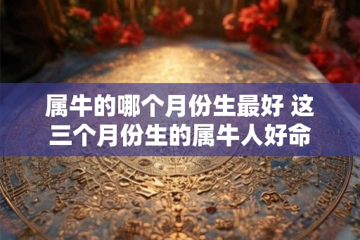 属牛的哪个月份生最好 这三个月份生的属牛人好命
