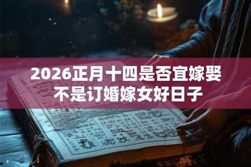 2026正月十四是否宜嫁娶 不是订婚嫁女好日子