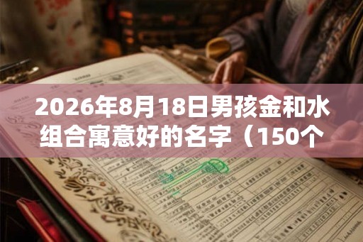 2026年8月18日男孩金和水组合寓意好的名字（150个精选）