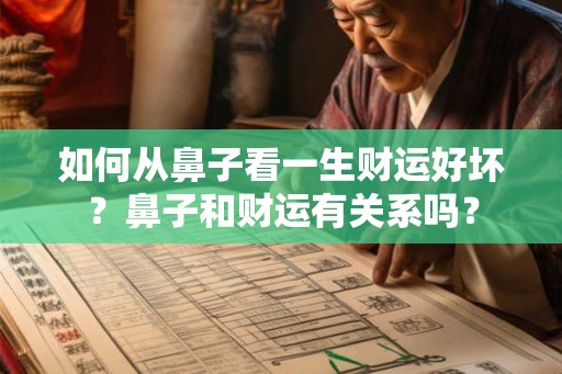 如何从鼻子看一生财运好坏?鼻子和财运有关系吗? 如何从鼻子看一生财运好坏?鼻子和财运有关系吗?