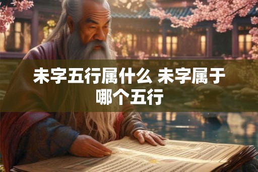 未字五行属什么 未字属于哪个五行
