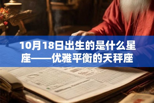 10月18日出生的是什么星座——优雅平衡的天秤座 10月18日出生的是什么星座——优雅平衡的天秤座