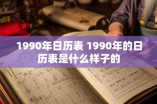 1990年日历表 1990年的日历表是什么样子的