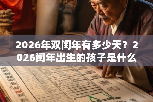 2026年双闰年有多少天？2026闰年出生的孩子是什么命？