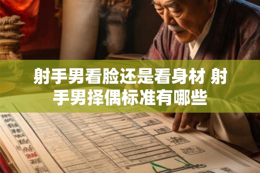 射手男看脸还是看身材 射手男择偶标准有哪些