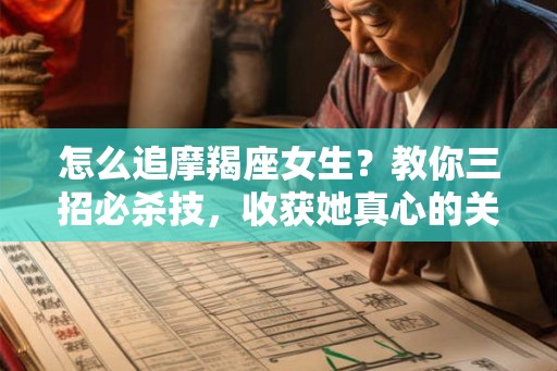 怎么追摩羯座女生？教你三招必杀技，收获她真心的关键！