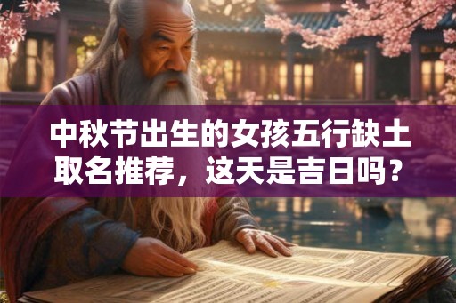 中秋节出生的女孩五行缺土取名推荐，这天是吉日吗？