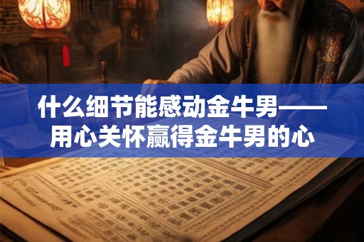 什么细节能感动金牛男——用心关怀赢得金牛男的心 什么细节能感动金牛男——用心关怀赢得金牛男的心