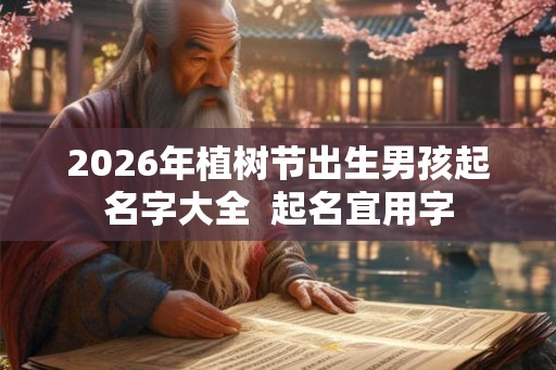 2026年植树节出生男孩起名字大全  起名宜用字
