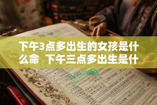 下午3点多出生的女孩是什么命  下午三点多出生是什么命
