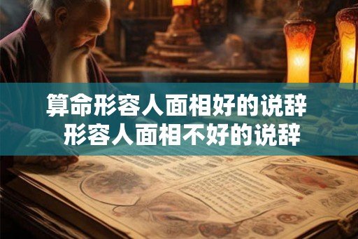 算命形容人面相好的说辞  形容人面相不好的说辞