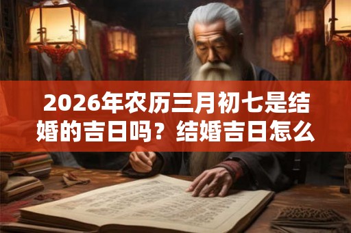 2026年农历三月初七是结婚的吉日吗？结婚吉日怎么选？