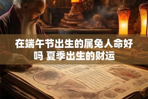 在端午节出生的属兔人命好吗 夏季出生的财运 在端午节出生的属兔人命好吗 夏季出生的财运