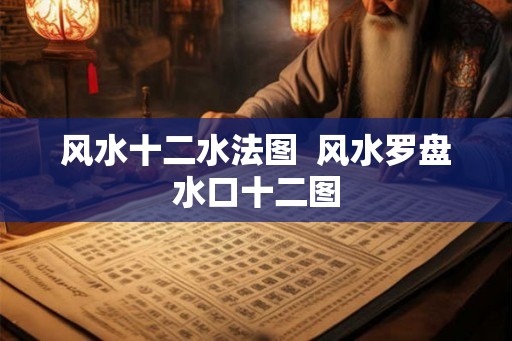 风水十二水法图  风水罗盘水口十二图