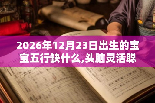 2026年12月23日出生的宝宝五行缺什么,头脑灵活聪明 2026年12月23日出生的宝宝五行缺什么,头脑灵活聪明