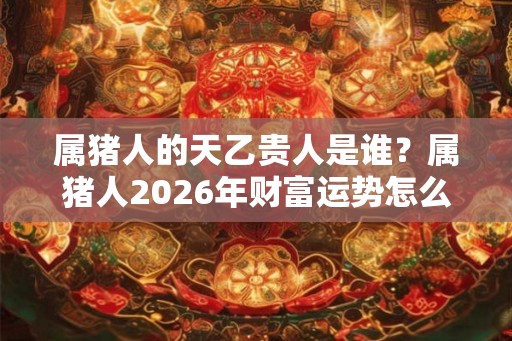 属猪人的天乙贵人是谁？属猪人2026年财富运势怎么样？