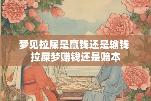 梦见拉屎是赢钱还是输钱 拉屎梦赚钱还是赔本