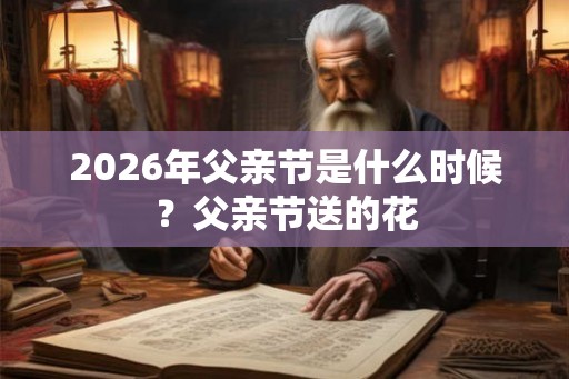 2026年父亲节是什么时候？父亲节送的花