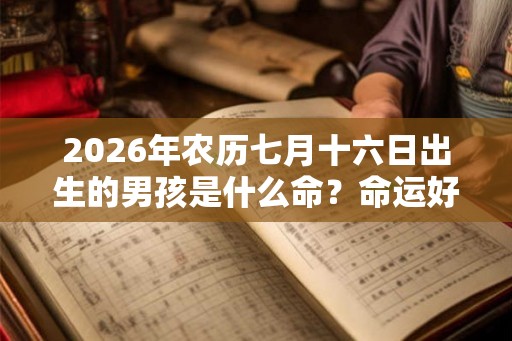 2026年农历七月十六日出生的男孩是什么命？命运好不好？