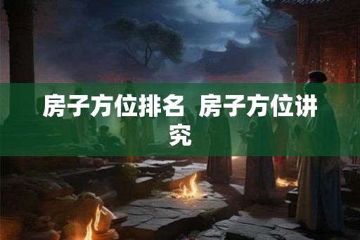 房子方位排名 房子方位讲究 房子方位排名 房子方位讲究