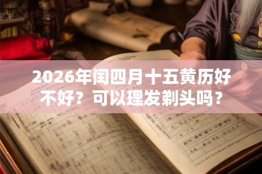 2026年闰四月十五黄历好不好？可以理发剃头吗？