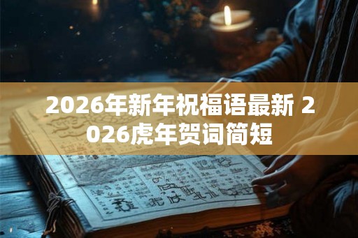 2026年新年祝福语最新 2026虎年贺词简短
