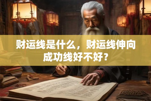 财运线是什么，财运线伸向成功线好不好？