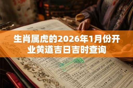 生肖属虎的2026年1月份开业黄道吉日吉时查询