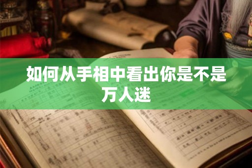 如何从手相中看出你是不是万人迷