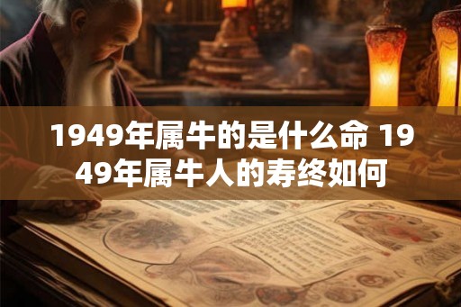 1949年属牛的是什么命 1949年属牛人的寿终如何