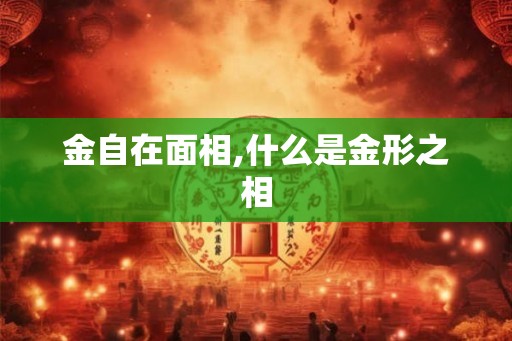 金自在面相,什么是金形之相 金自在面相,什么是金形之相