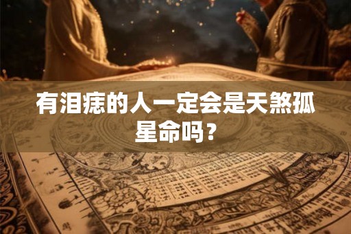 有泪痣的人一定会是天煞孤星命吗？