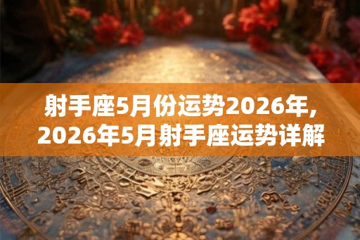 射手座5月份运势2026年,2026年5月射手座运势详解