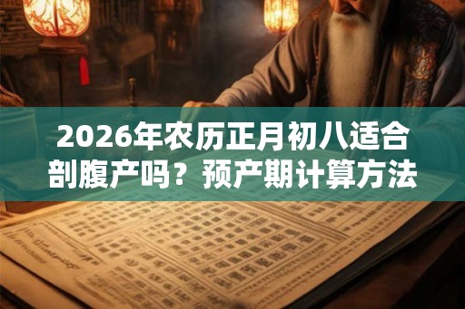 2026年农历正月初八适合剖腹产吗？预产期计算方法？