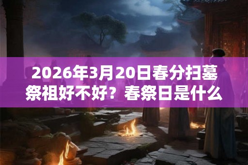 2026年3月20日春分扫墓祭祖好不好？春祭日是什么时候？