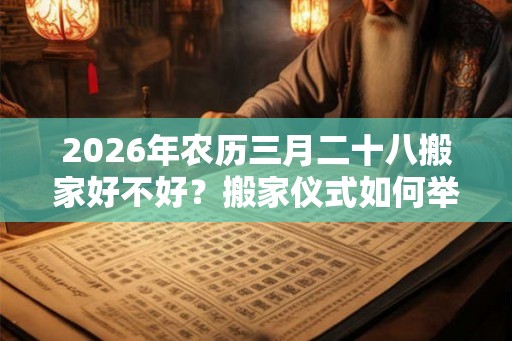 2026年农历三月二十八搬家好不好?搬家仪式如何举办? 2026年农历三月二十八搬家好不好?搬家仪式如何举办?