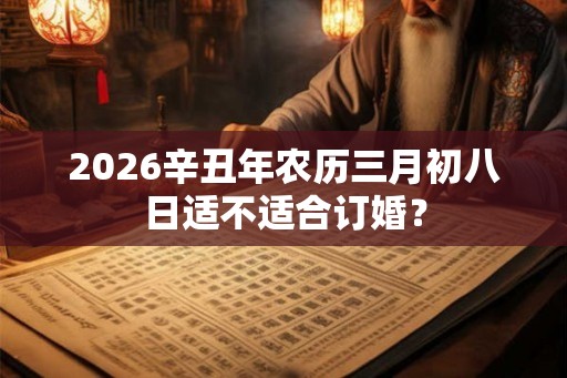 2026辛丑年农历三月初八日适不适合订婚？