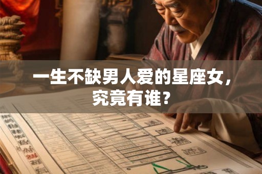 一生不缺男人爱的星座女,究竟有谁? 一生不缺男人爱的星座女,究竟有谁?