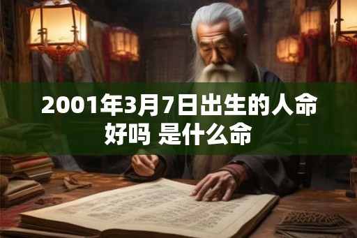2001年3月7日出生的人命好吗 是什么命