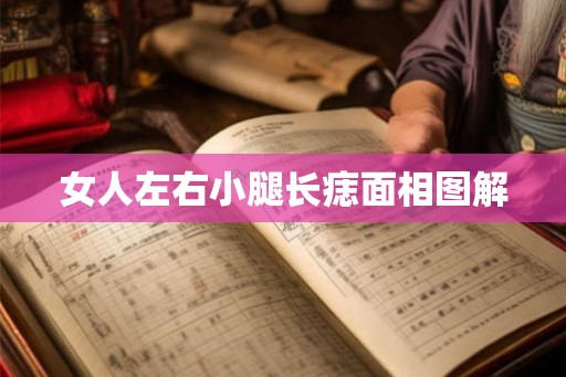女人左右小腿长痣面相图解