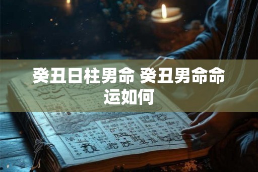癸丑日柱男命 癸丑男命命运如何
