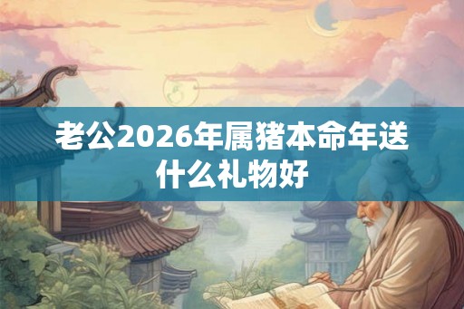 老公2026年属猪本命年送什么礼物好 老公2026年属猪本命年送什么礼物好