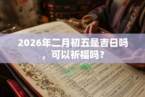 2026年二月初五是吉日吗，可以祈福吗？