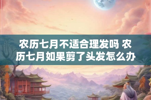 农历七月不适合理发吗 农历七月如果剪了头发怎么办