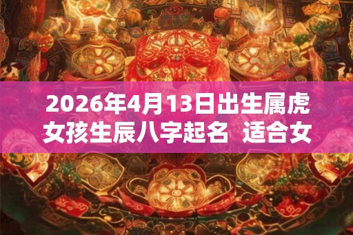 2026年4月13日出生属虎女孩生辰八字起名 适合女孩的名字 2026年4月13日出生属虎女孩生辰八字起名 适合女孩的名字