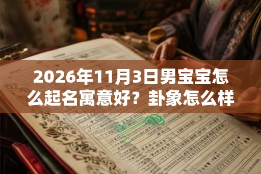 2026年11月3日男宝宝怎么起名寓意好？卦象怎么样？