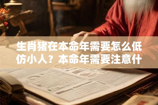 生肖猪在本命年需要怎么低仿小人？本命年需要注意什么？