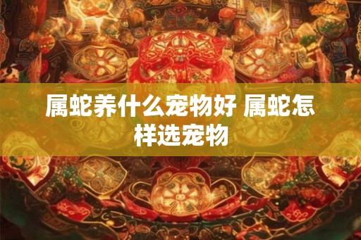属蛇养什么宠物好 属蛇怎样选宠物