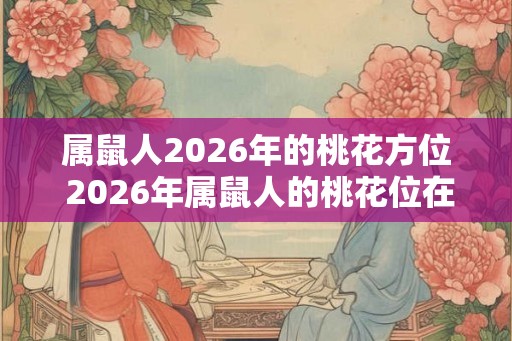 属鼠人2026年的桃花方位 2026年属鼠人的桃花位在哪