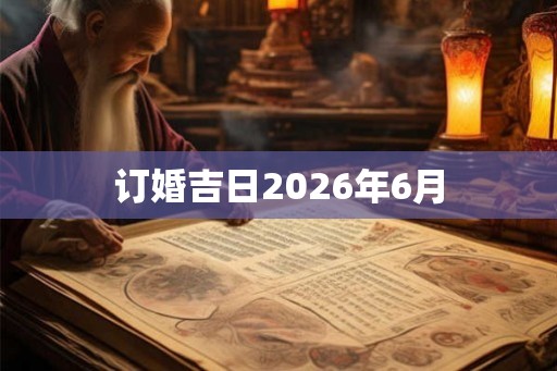 订婚吉日2026年6月